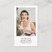 Moderne professionele foto visitekaartje (Voorkant)