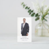 Moderne professionele foto visitekaartje (Staand voorkant)