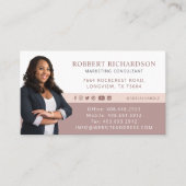 Moderne professionele fotopoort & Logo Visitekaartje (Voorkant)