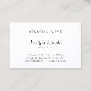 Moderne professionele freehand script elegante gew visitekaartje