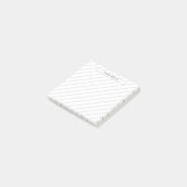 Moderne professionele gepersonaliseerde naam post-it® notes (Schuin)