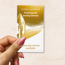 Moderne professionele gouden strijkservice