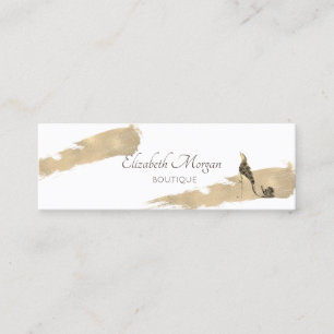 Moderne professionele goudpenseellijn, hoge niveau mini visitekaartje