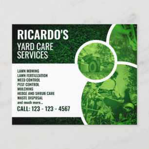 Moderne professionele groene flyer