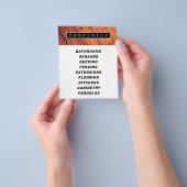 Moderne professionele houtbewerking flyer (Hand)