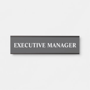Moderne professionele kantoordeur bord naamplaat