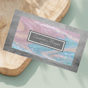 Moderne Professionele Kleurrijke Glitter Frame Visitekaartje