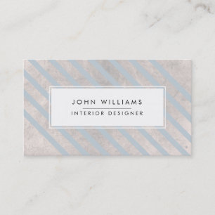 Moderne professionele legant striped Chic Visitekaartje