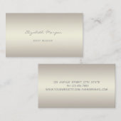 Moderne, professionele liefdadigheidsminimalistisc visitekaartje (Voorkant / Achterkant)