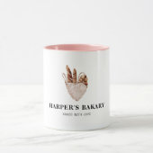 Moderne professionele Logo in bakkerijen Mok (Midden)