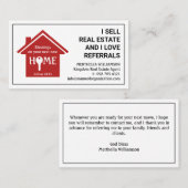 Moderne professionele makelaar visitekaartje (Voorkant / Achterkant)