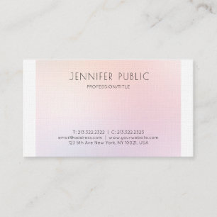 Moderne Professionele Minimalistische Elegante Lux Visitekaartje