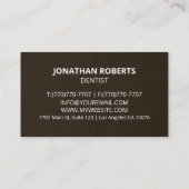 Moderne professionele minimalistische Executive Ge Visitekaartje (Achterkant)