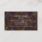 Moderne professionele minimalistische Executive Ge Visitekaartje (Achterkant)