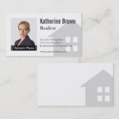 Moderne professionele minimalistische reservefoto visitekaartje (Voorkant / Achterkant)