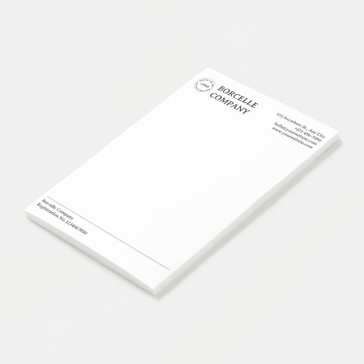 Moderne professionele onderneming post-it® notes (Schuin)