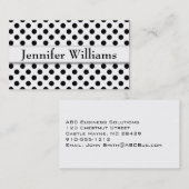 Moderne professionele poladots Visitekaartjes (Voorkant / Achterkant)