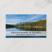 Moderne professionele QR code foto Visitekaartje (Voorkant)