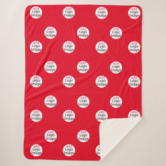 Moderne, , professionele Rood Sherpa Deken (Voorkant)