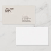 Moderne professionele, schone ontwerpSjabloon eleg Visitekaartje (Voorkant / Achterkant)