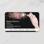 Moderne professionele schoonmaakbeurt visitekaartje (Achterkant)