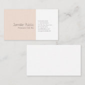 Moderne Professionele Slanke Elegante Kleuren Visitekaartje (Voorkant / Achterkant)