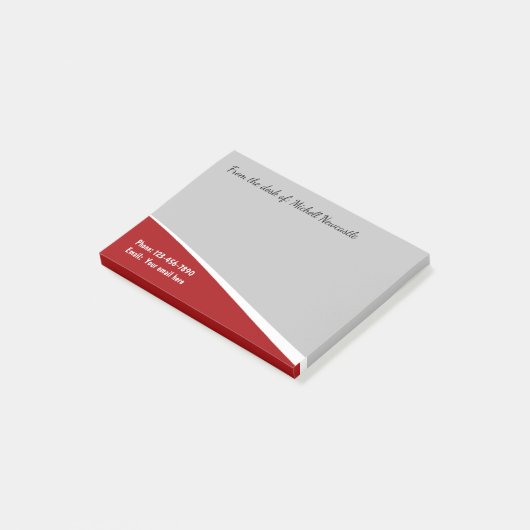 Moderne professionele stijl post-it® notes (Schuin)