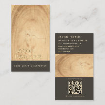 Moderne professionele timmerman Qr-code