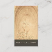 Moderne professionele timmerman Qr-code Visitekaartje (Voorkant)