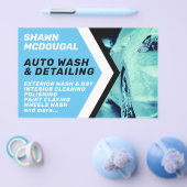 Moderne professionele wasmachine geïnspireerd flyer (Enkel)