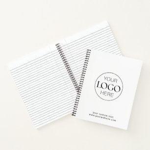 Moderne professionele zakelijke Logo minimalistisc Notitieboek