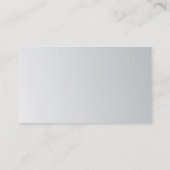 Moderne, professionele zilver stijlvolle design lu visitekaartje (Achterkant)