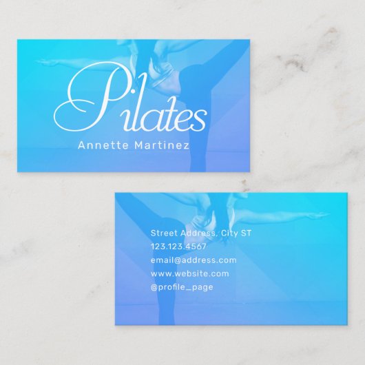 Moderne professionnel élégant carte de visite ciné (Devant / Derrière)