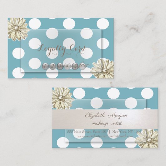 Moderne Professionnel, Points, Carte de fidélité F (Devant / Derrière)