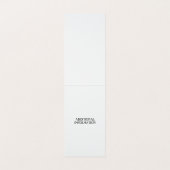 Moderne Professionnel Vert Carte de visite tendanc (Intérieur déplié)