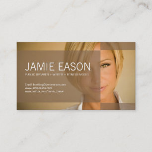 Moderne profielkaart - Jamie Eason Visitekaartje