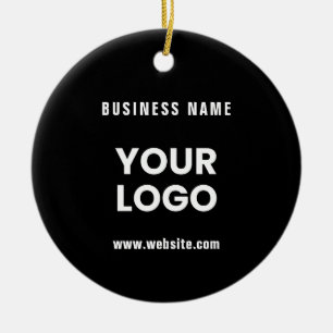 Moderne promotionele logo & tekst Aanpasbare kle Keramisch Ornament