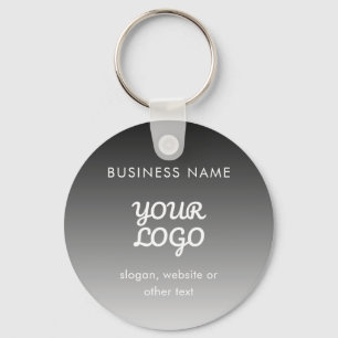Moderne promotionele logo & tekst Aanpasbare kle Sleutelhanger