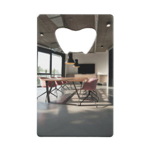 Moderne Promotionele Zakelijke Fotografie 2 Foto Kredietkaart Flessenopener