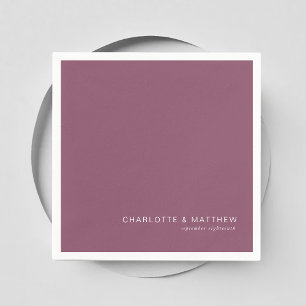 Moderne pruim servet