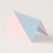 Moderne Punchy Pastel Duotone - Carte de visite (Dos)