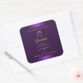 Moderne Purple produit Étiquette Parties scintilla (Enveloppe)