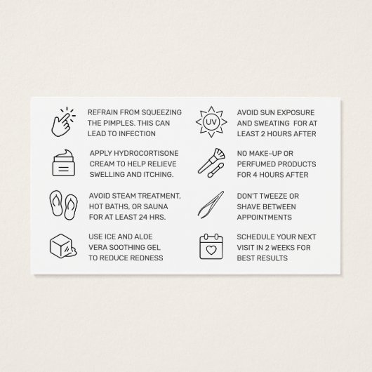 Moderne Purple Simple Eyebrow Threading Aftercare (Dos)