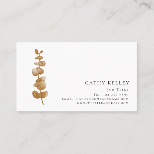 Moderne QR code elk beroep Visitekaartje (Voorkant)