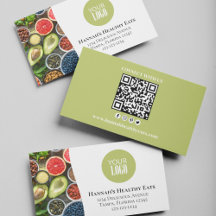 Moderne QR Code Foto en Logo Groen