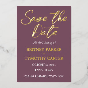 Moderne QR Code Foto Paars lavender Weddenschap Folie Uitnodiging