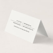 Moderne QR Code Neutrale Makelaar Visitekaartjes (Achterkant)