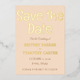 Moderne QR Code Photo Champagne Script Weddenschap Folie Uitnodiging