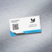 Moderne QR Code Professional Magnetisch Visitekaartje (Voorbeeld)