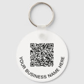 Moderne QR-code Promotie Sleutelhanger (Voorkant)